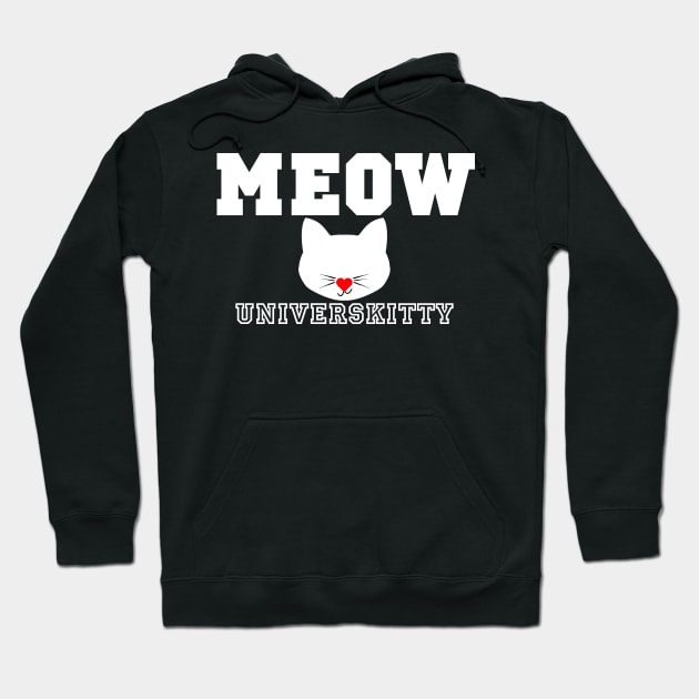 Meowniversity Hoodie by Moon Coffee